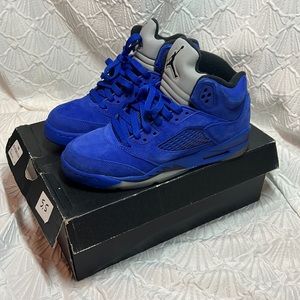 Retro Jordan 5 Suede blue
